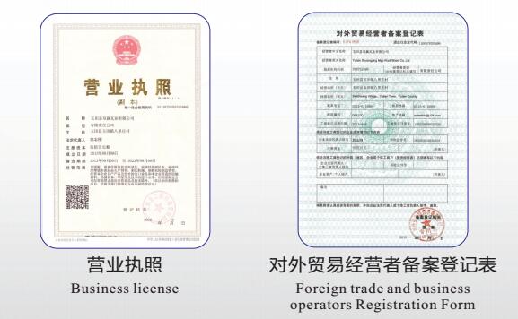 公司對外經營貿易資質