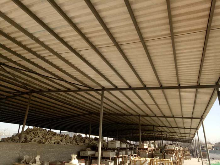 北京客戶訂購我公司玻纖鎂質凝膠防腐防火瓦制品04